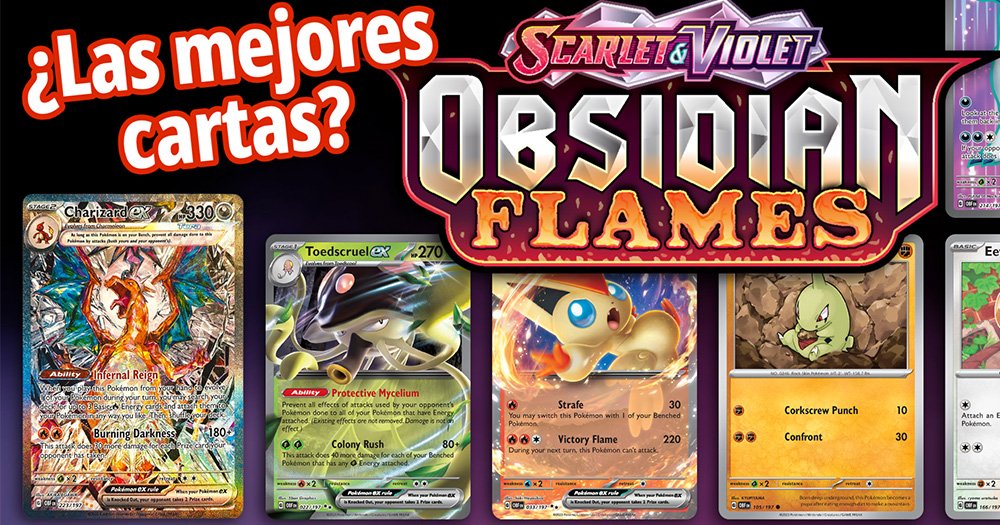Las mejores cartas de obsidian flames