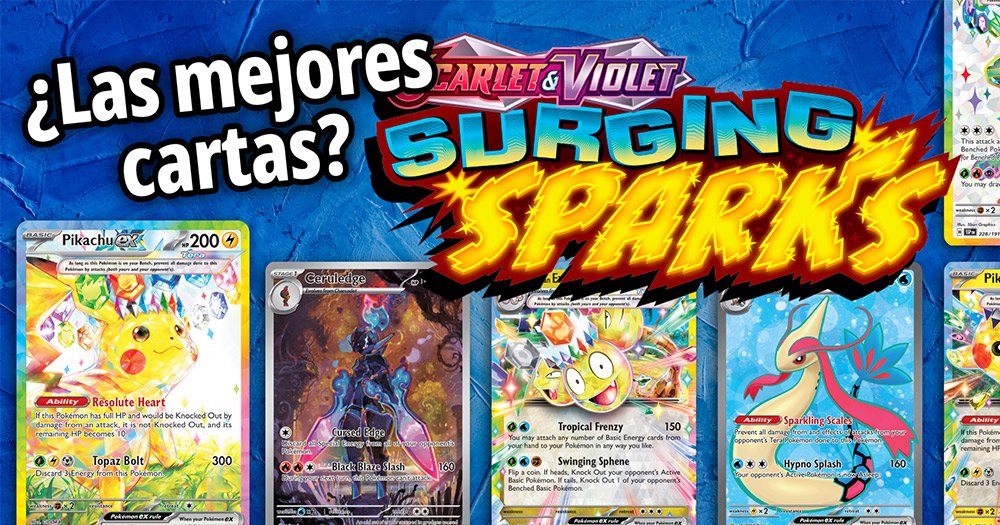 Mejores cartas de surging sparks