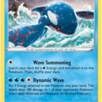 Pokémon Kyogre en carta coleccionable.