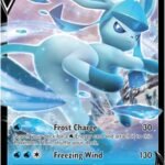 Glaceon V, Pokémon de hielo.
