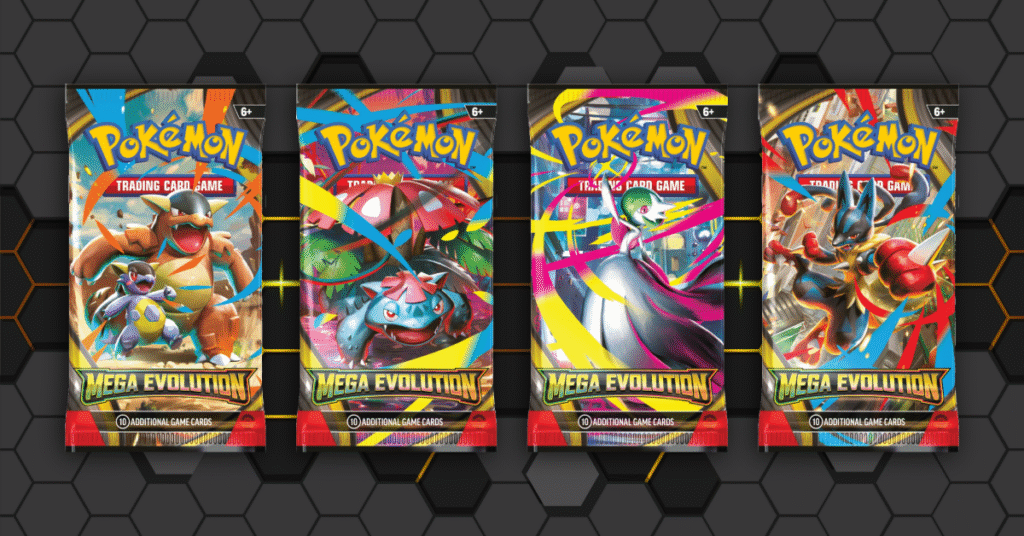 Los sobres de Mega Evolution tienen de protagonistas a Lucario, Gardevoir, Kangaskhan y Venusaur.