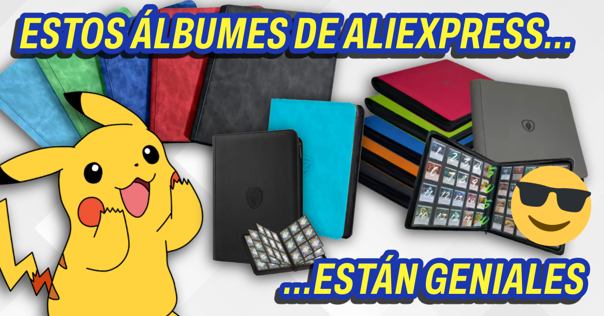 Los mejores álbumes de AliExpress para guardar tus cartas de Pokemon este 2025