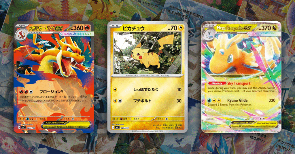 Un vistazo a algunas de las cartas nuevas de la Start Deck 100 Battle Collection, que también estarán incluidas en la colección Ascended Heroes