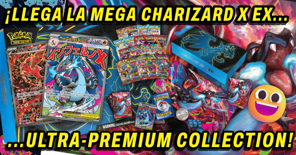 Llega la Mega Charizard X ex Premium Collection