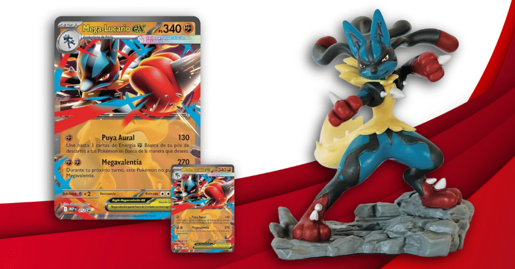Desata el poder con la colección con figura de Mega Lucario ex