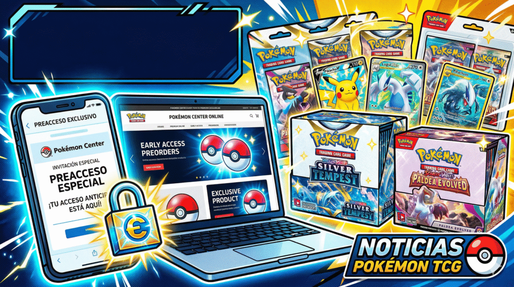 Pokémon Center lanza acceso anticipado para reservar productos Pokémon TCG