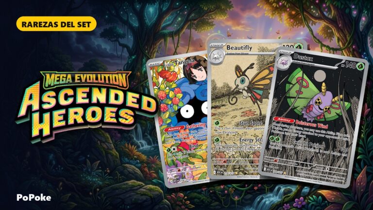 Ascended Heroes: rarezas del set y cuántas cartas hay de cada tipo