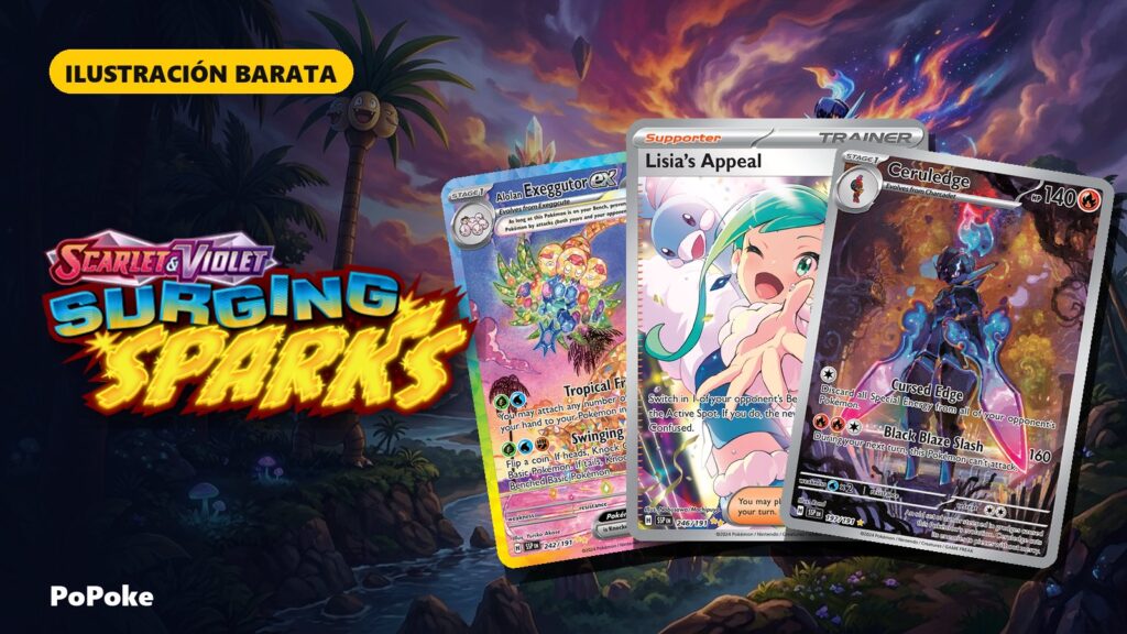 Portada: chispas fulgurantes cartas de ilustracion baratas