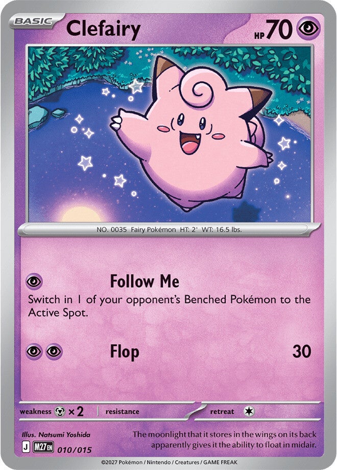 Carta 10 del set McDonald's 2027 del JCC Pokémon