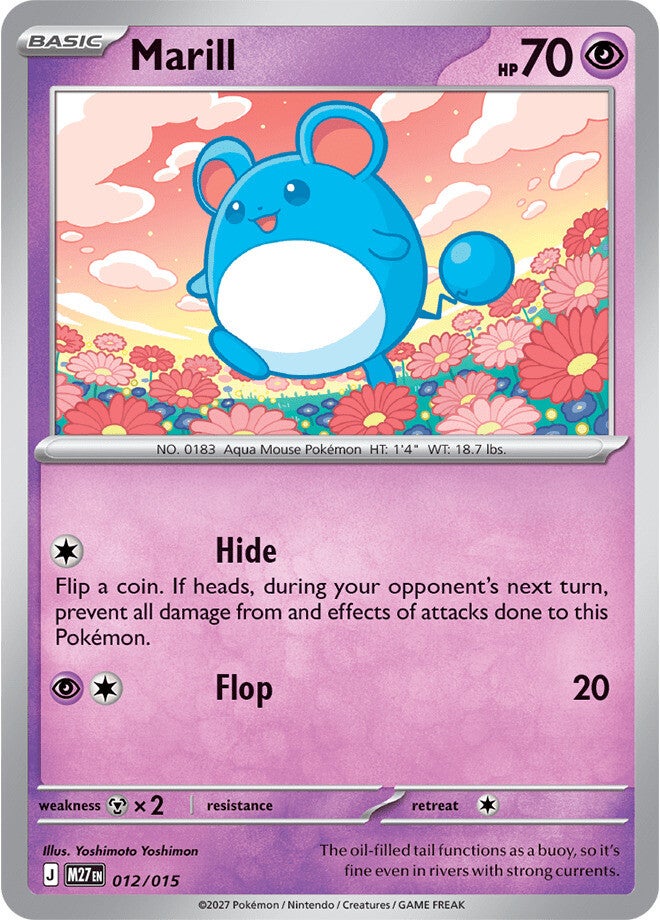 Carta 12 del set McDonald's 2027 del JCC Pokémon