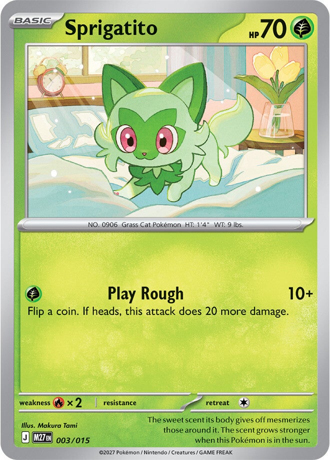 Carta 3 del set McDonald's 2027 del JCC Pokémon