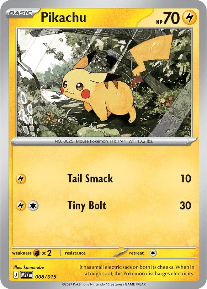 Carta 8 del set McDonald's 2027 del JCC Pokémon