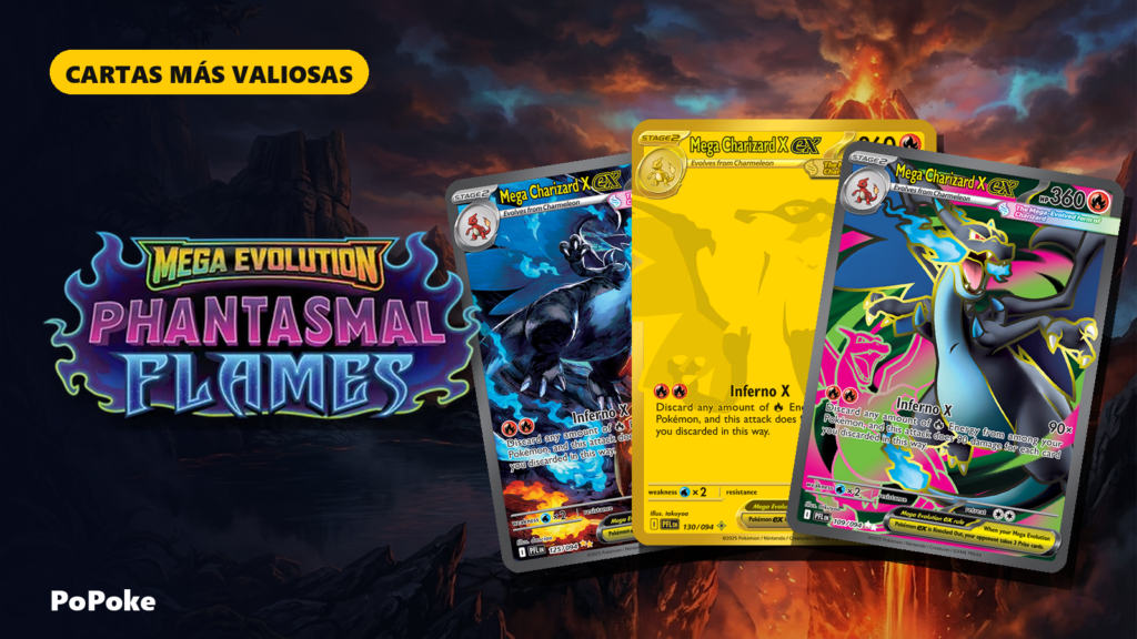 Phantasmal Flames: las cartas más valiosas (ranking de precios)