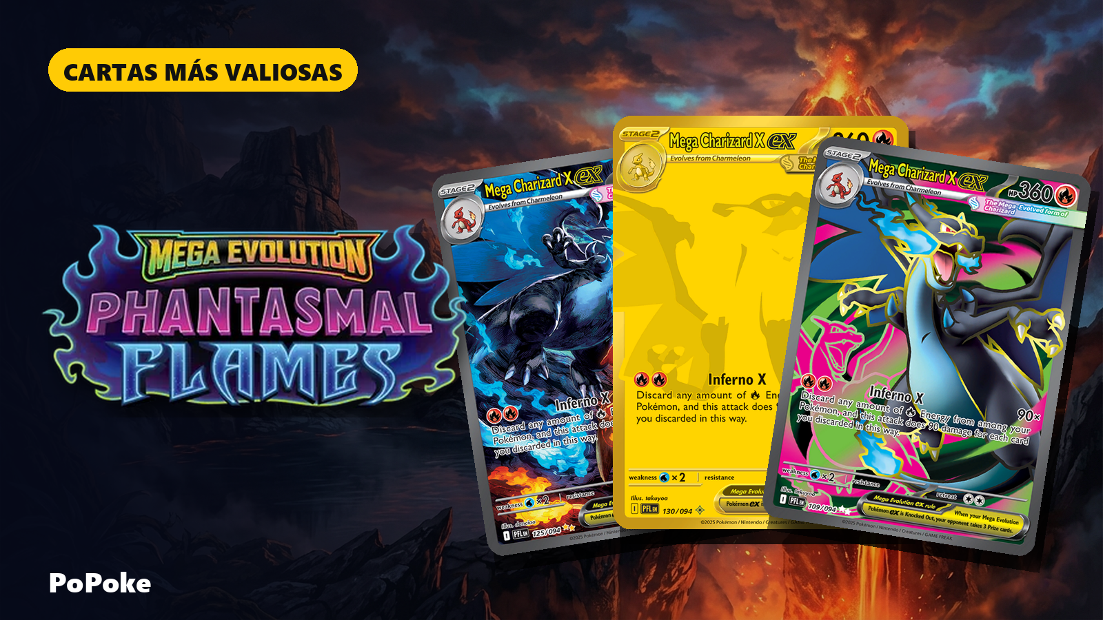 Phantasmal Flames: las cartas más valiosas (ranking de precios)