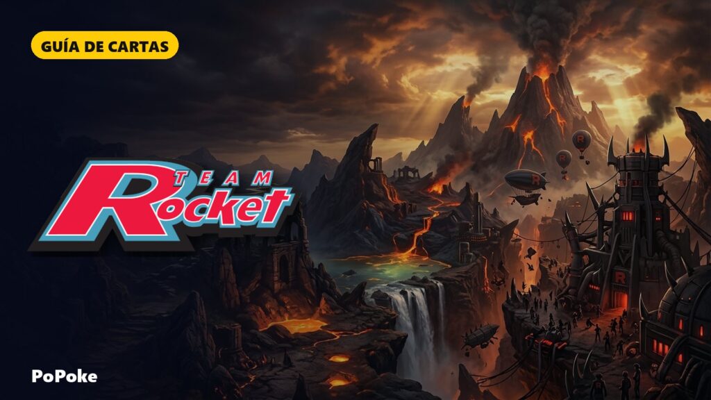 Portada de Team Rocket: logo, cartas y productos oficiales